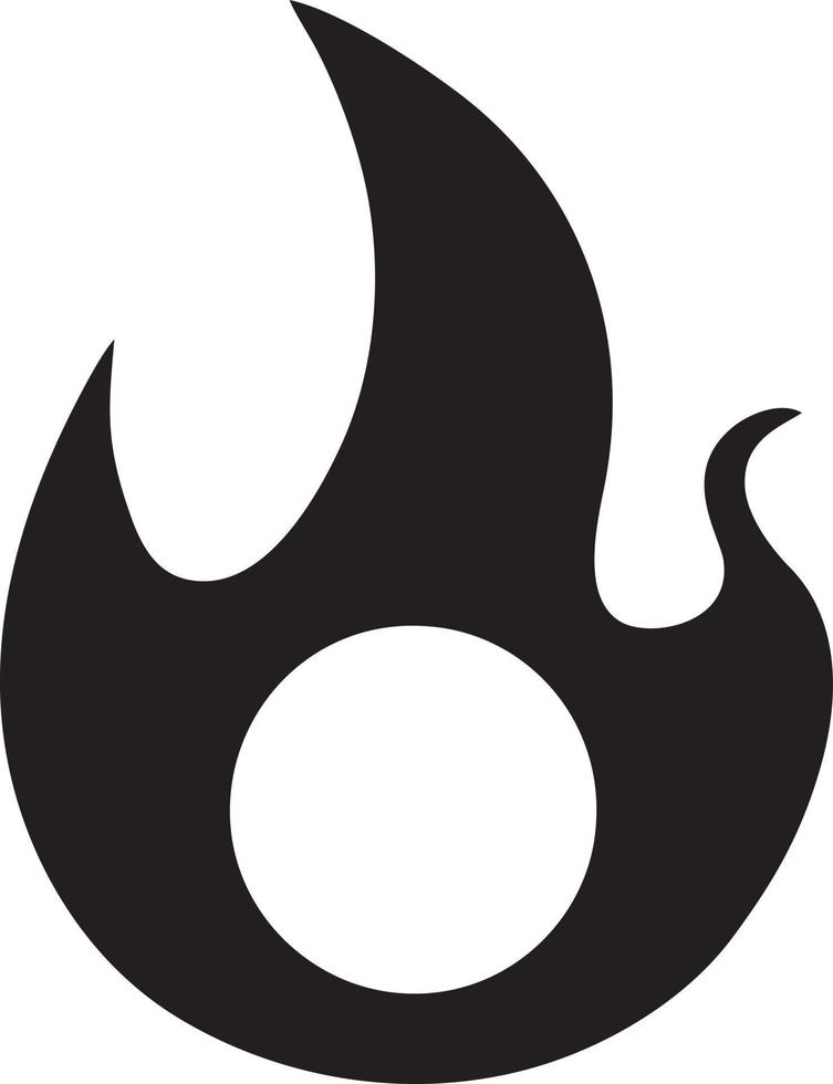 Fire hot icon symbol image vector. Illustration of the danger fire burn image design. EPS 10 vector