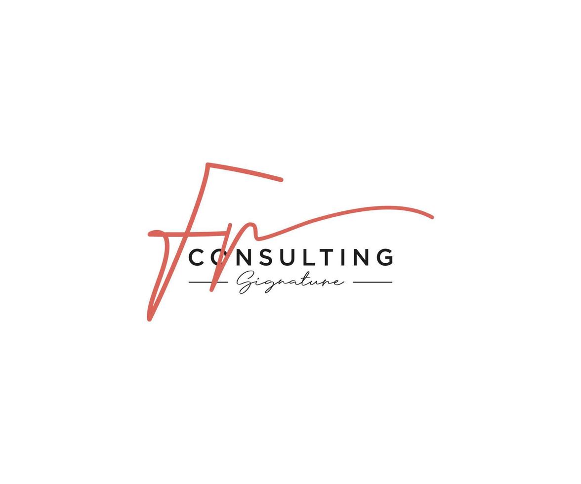 Initial FP signature logo collection template vector. Hand drawn Calligraphy lettering Vector illustration.
