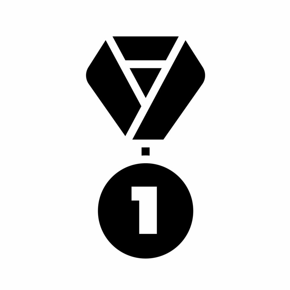 Medal icon simple vector illustration.