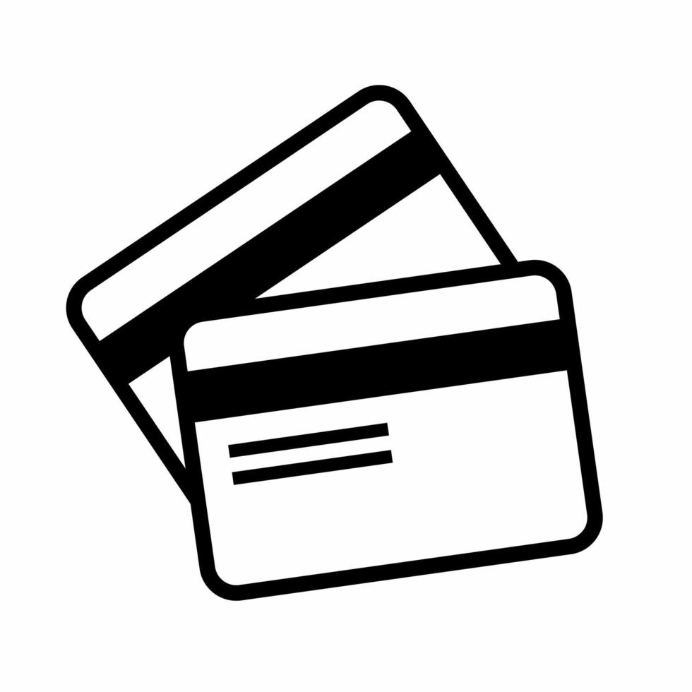 Card bank icon simple vector illustration.