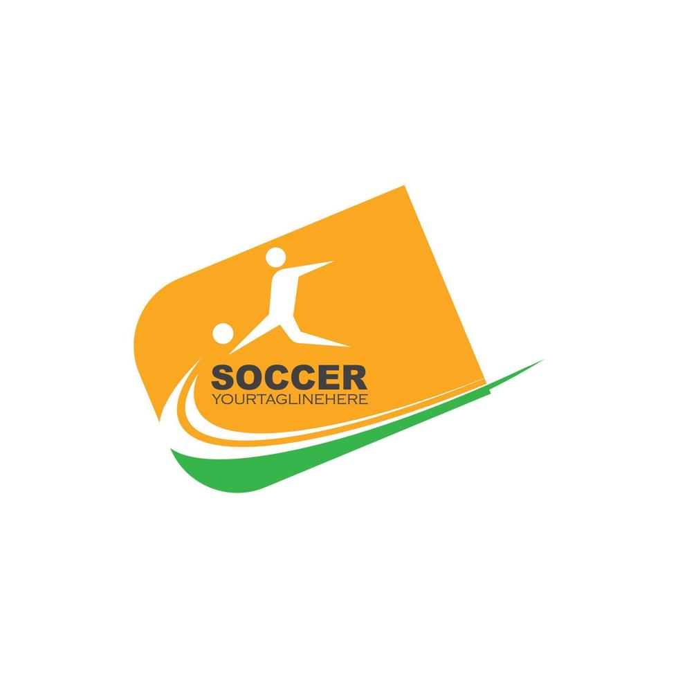 soccer logo and icon illustration vector