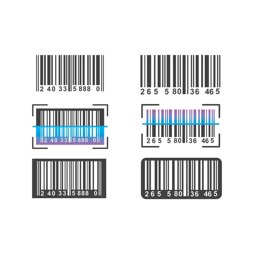 barcode vector icon illustration design