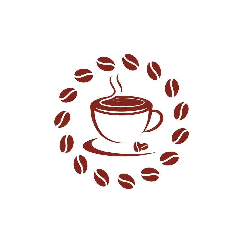 Coffee cup Logo Template vector icon