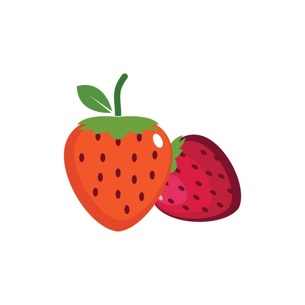 fresa icono logo vector ilustración
