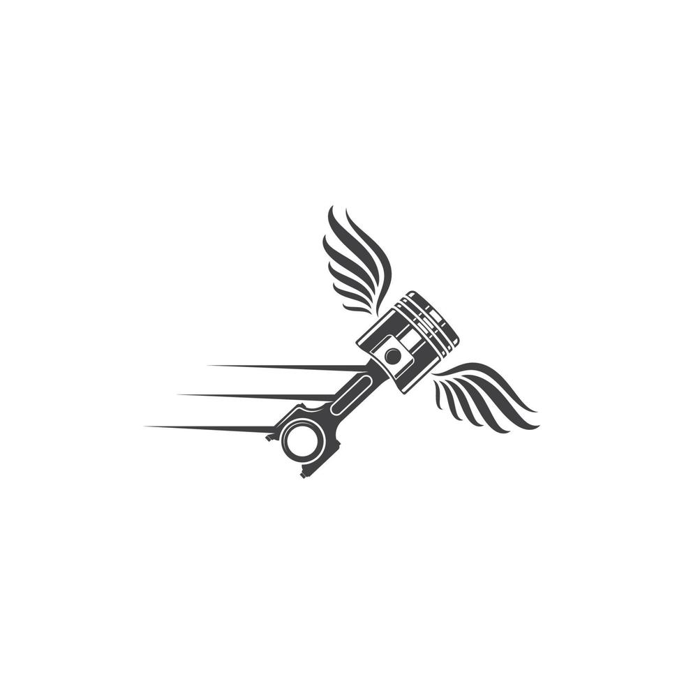 piston vector icon illustration design