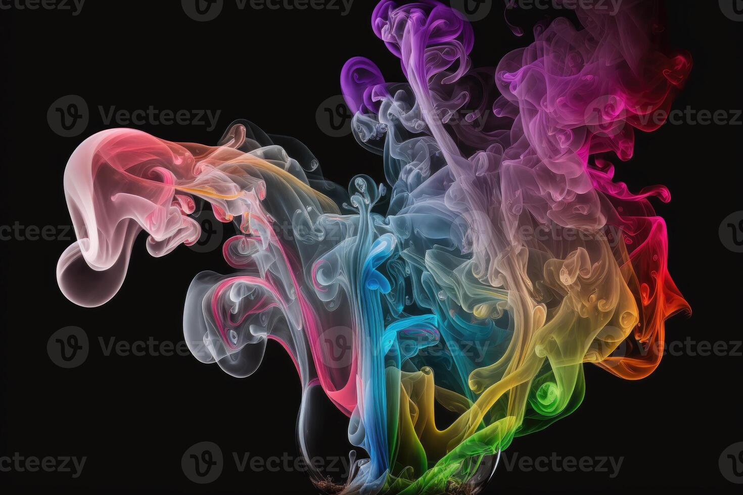 Smoke Mist Fog Colorful. photo