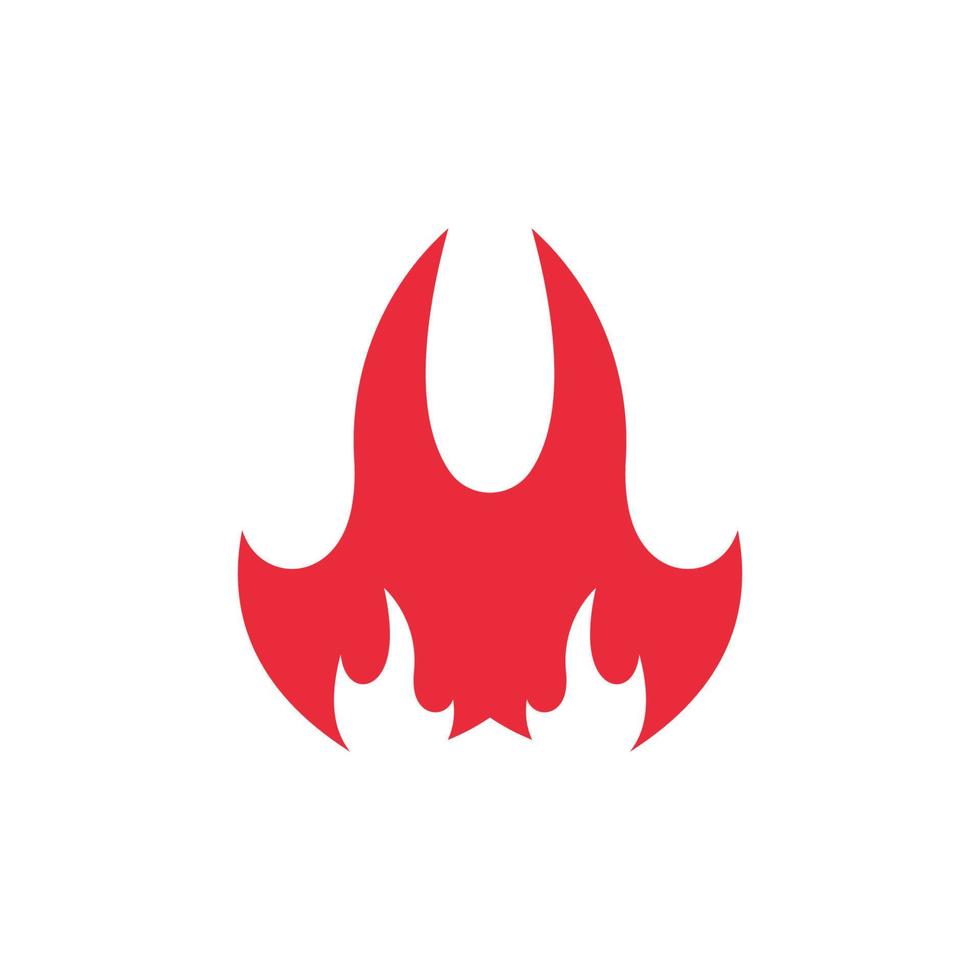 Fire flame Logo icon vector illustration design