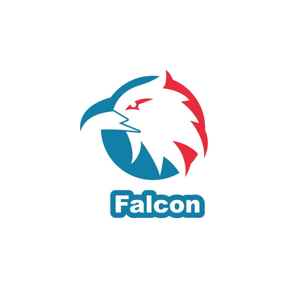 Falcon Eagle Bird Logo Template vector