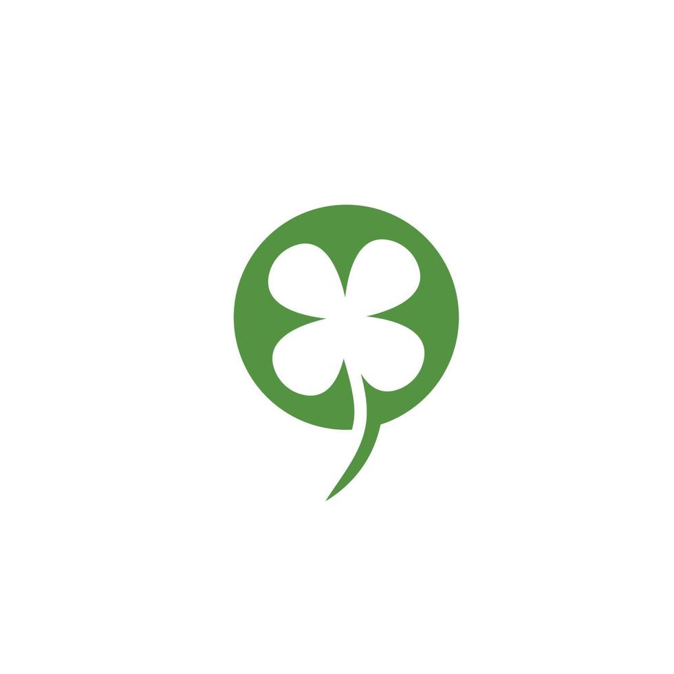 clover leaf vector icon illustration design