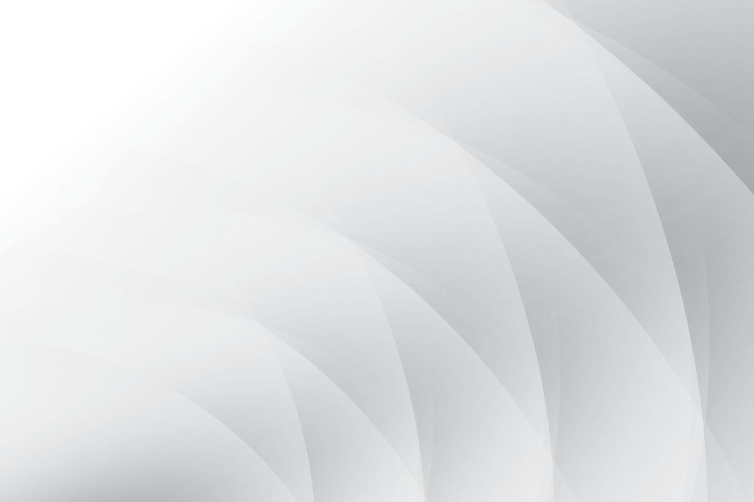 Abstract  white and gray color, modern design stripes background with geometric round shape. Vector illustration.