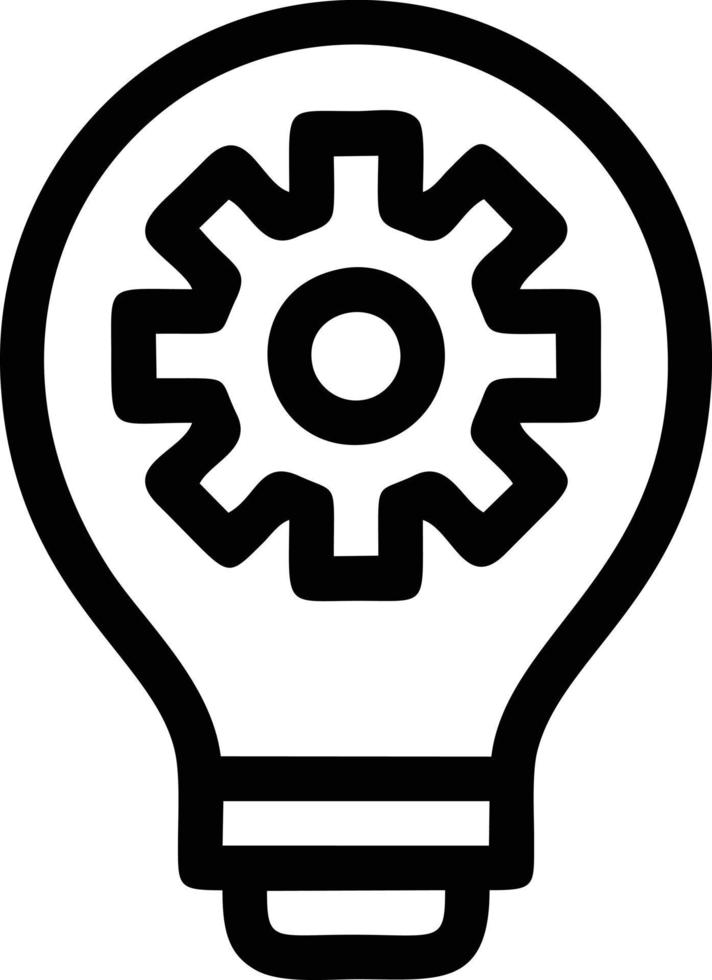 Idea solution icon symbol vector image. Illustration of the creative innovation concept design. EPS 10