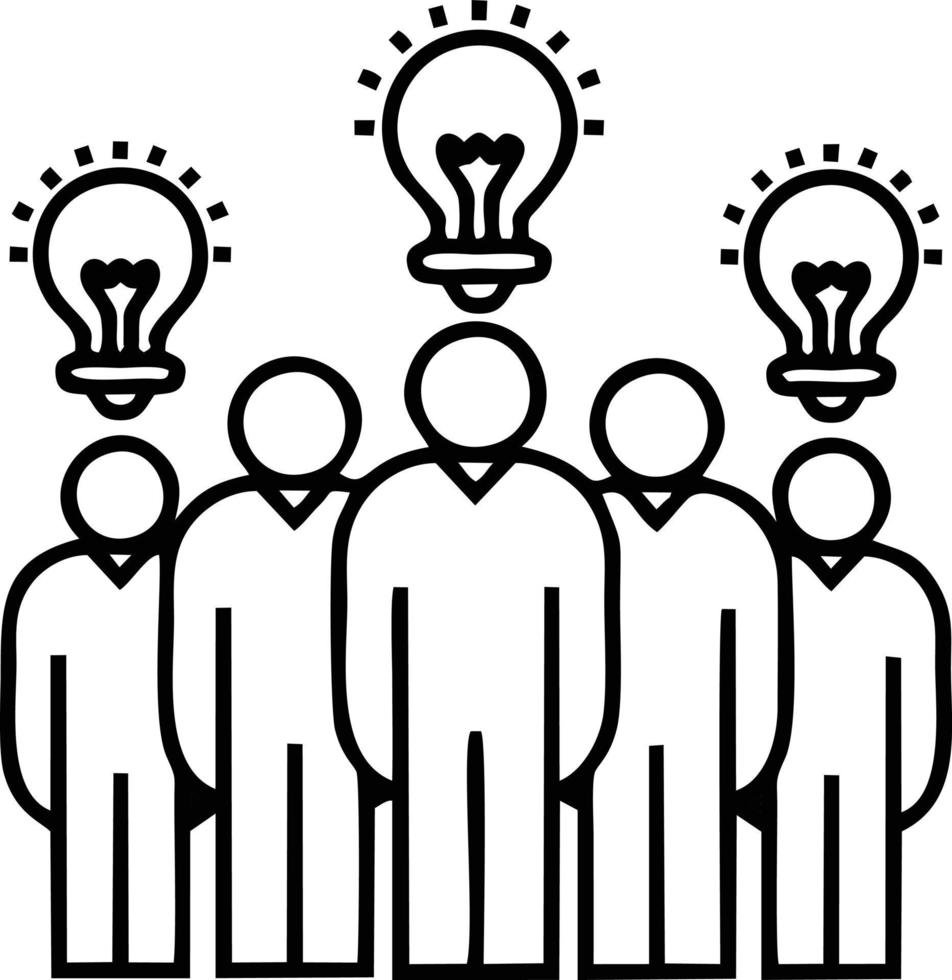 Idea solution icon symbol vector image. Illustration of the creative innovation concept design. EPS 10