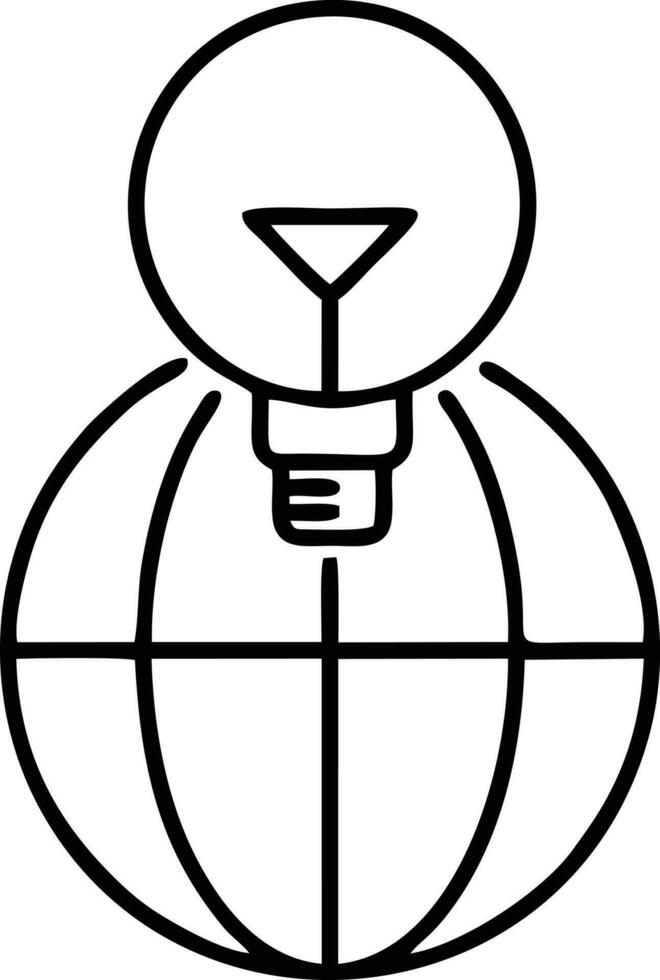 Idea solution icon symbol vector image. Illustration of the creative innovation concept design. EPS 10