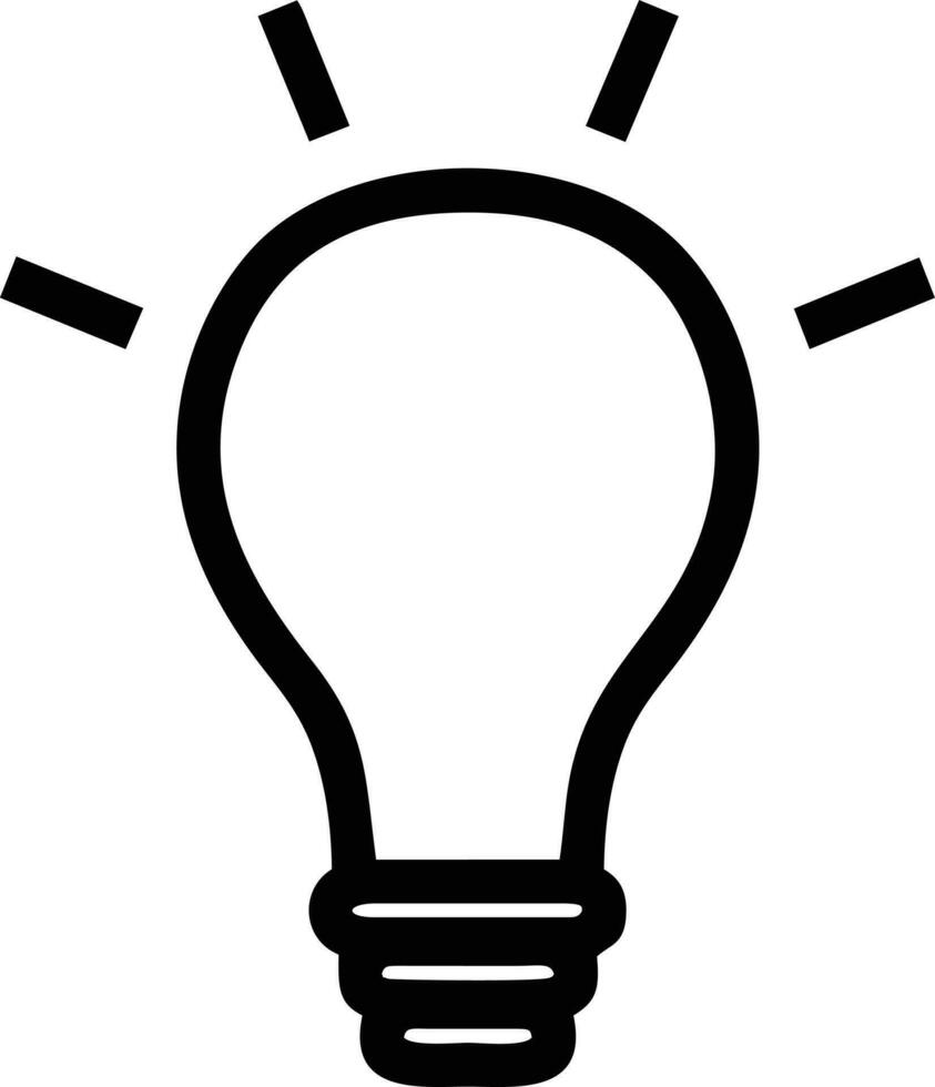 Idea solution icon symbol vector image. Illustration of the creative innovation concept design. EPS 10