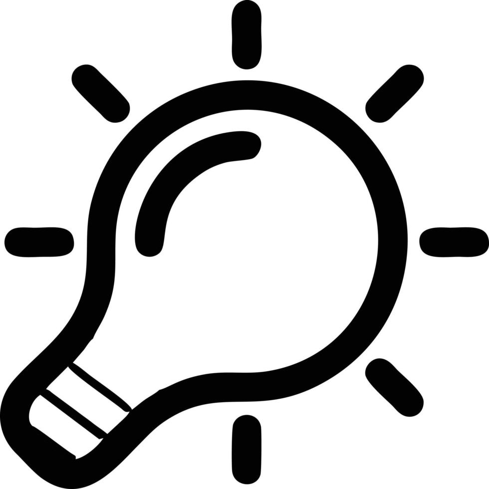 Idea solution icon symbol vector image. Illustration of the creative innovation concept design. EPS 10