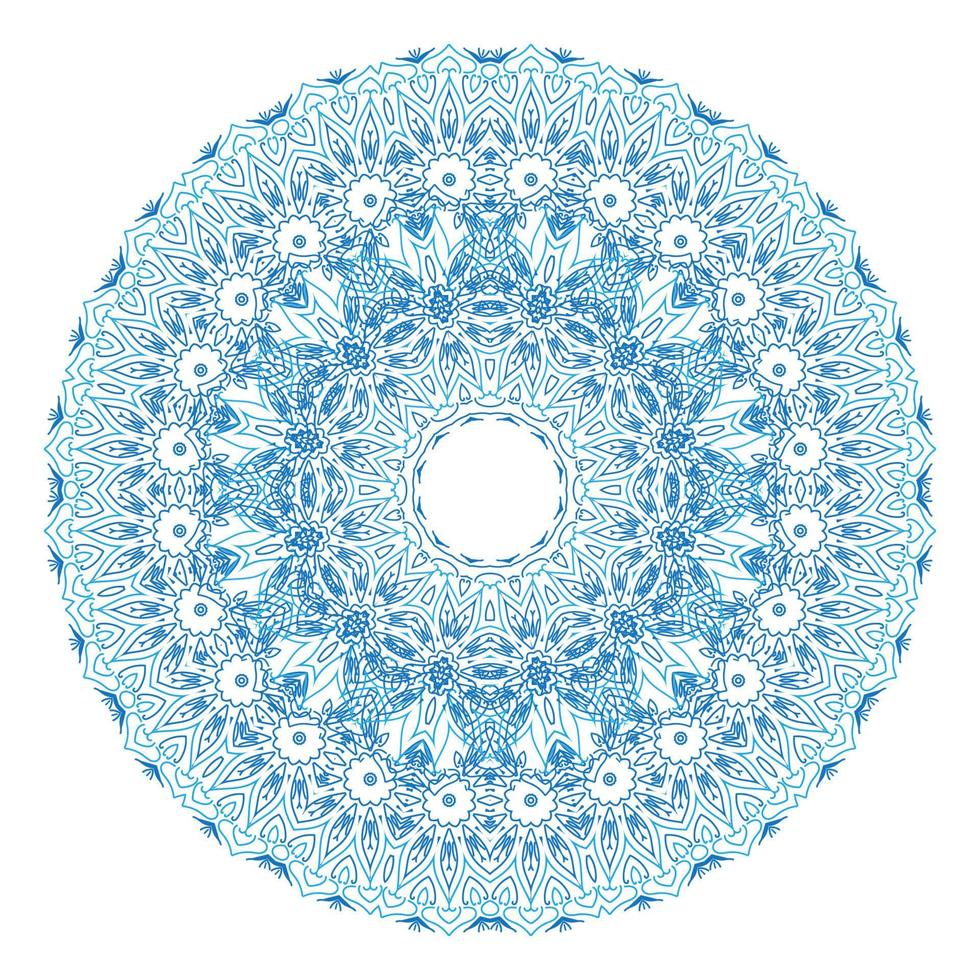 mandala ornamento contorno garabatear dibujado a mano ilustración. vector alheña tatuaje estilo, lata ser usado para textil, colorante libros, teléfono caso imprimir, saludo tarjetas etc