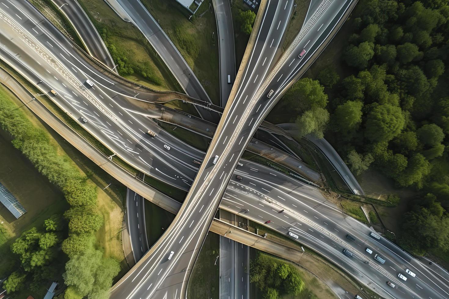 autopista unión desde aéreo ver foto