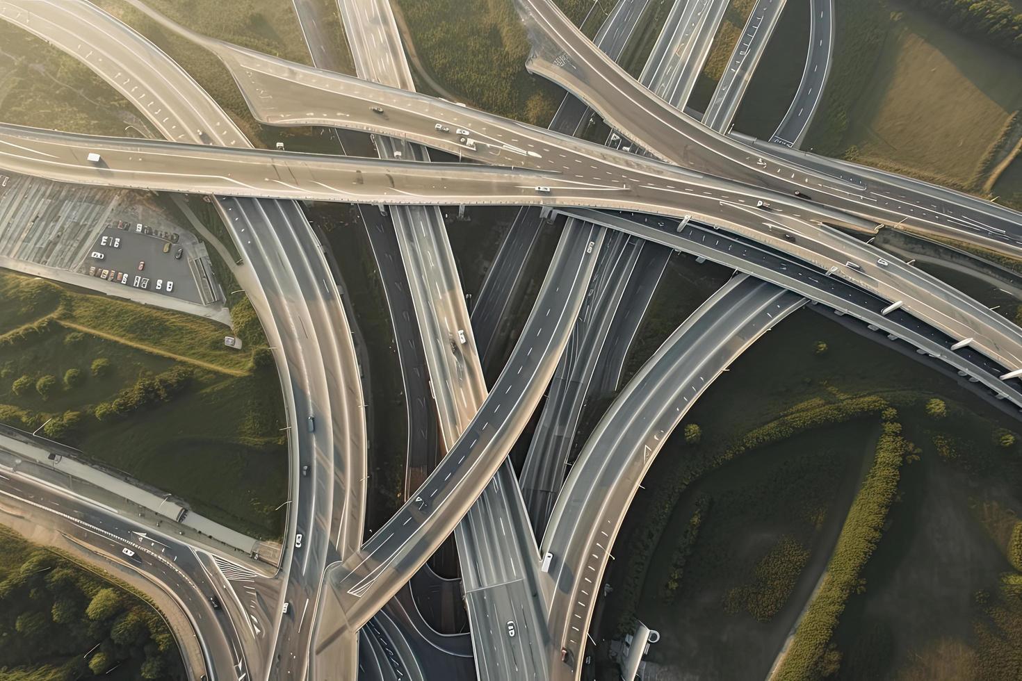 autopista unión desde aéreo ver foto