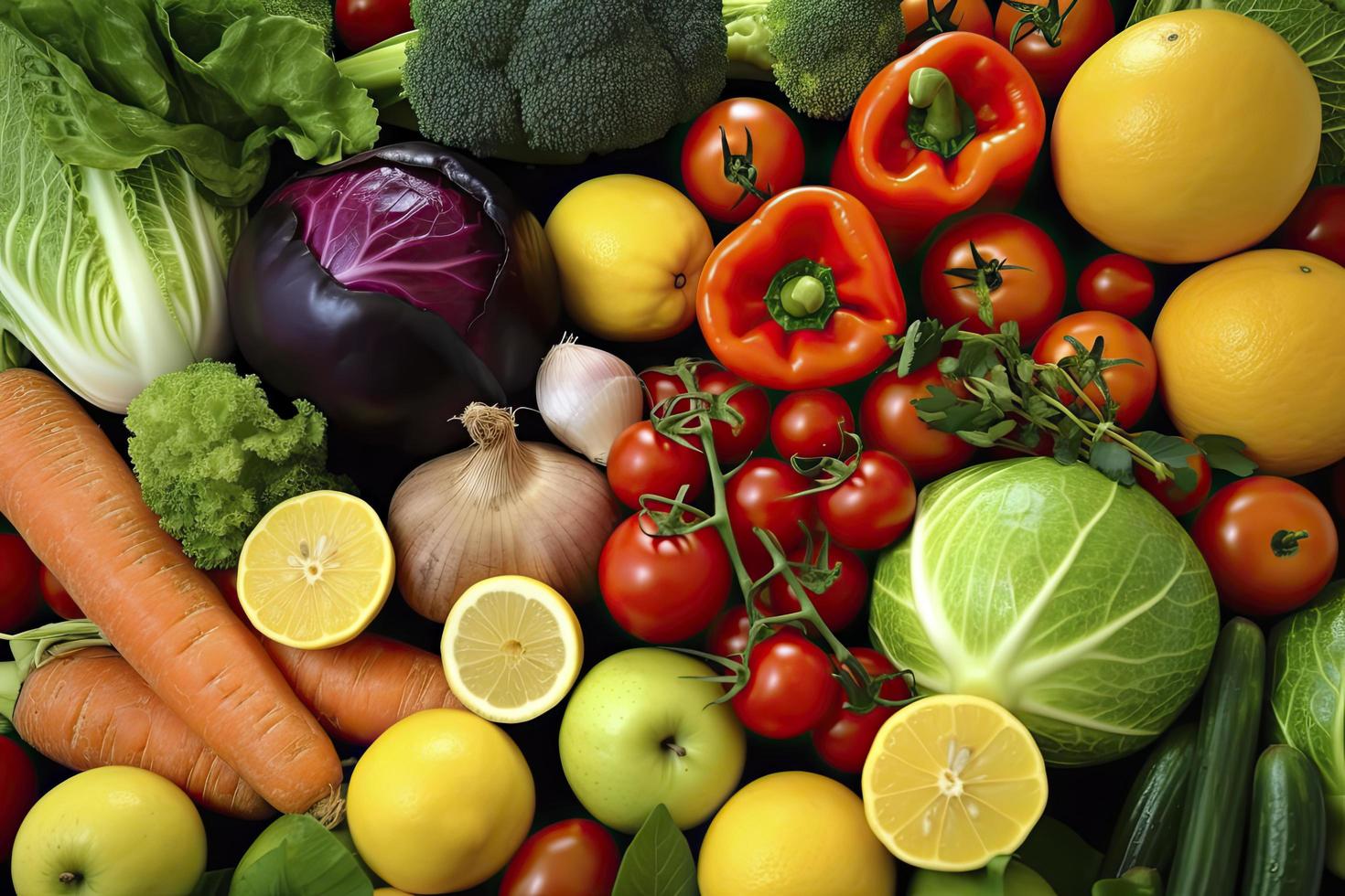 fresh organic vegetables food photo