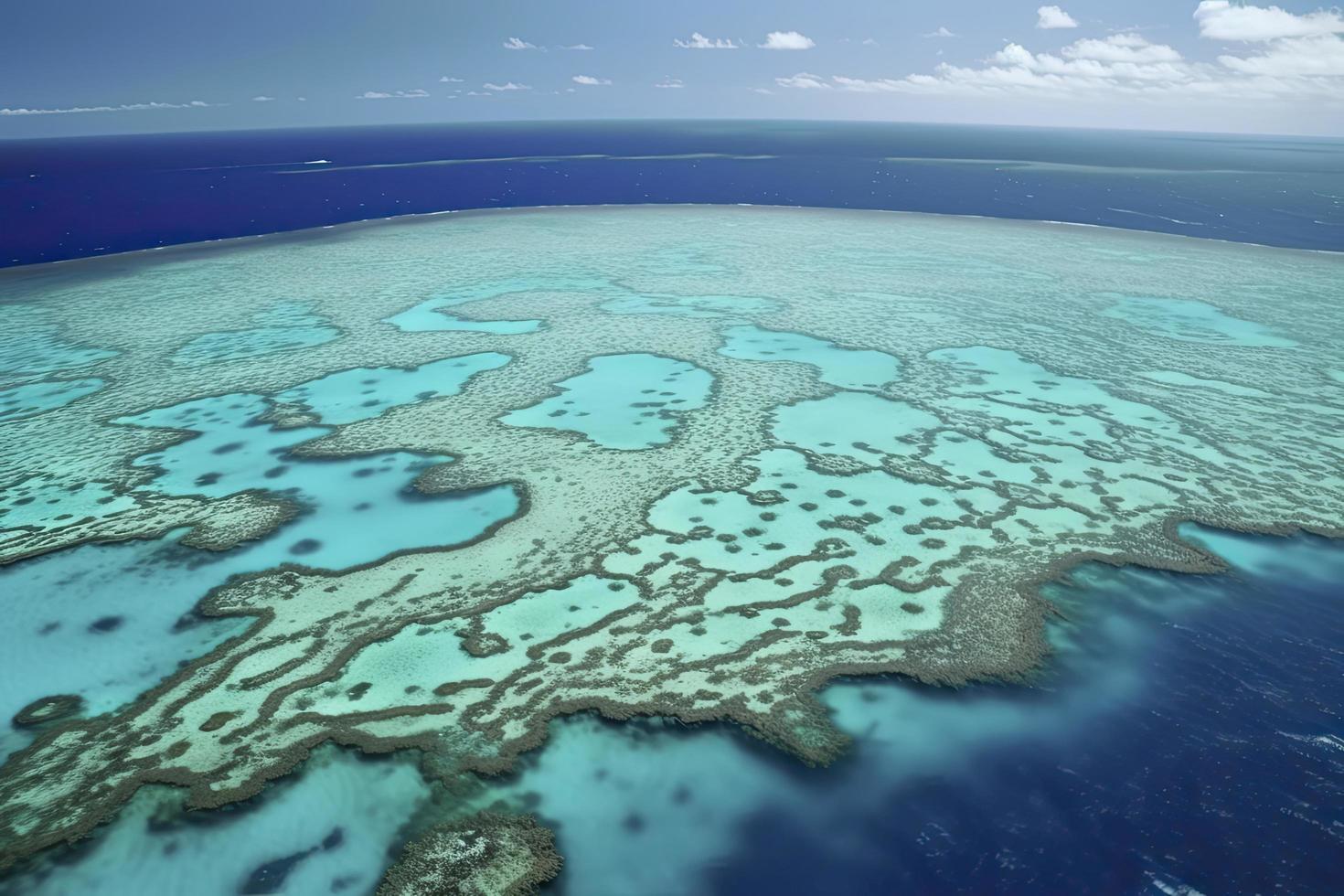 Great Barrier Reef - Aerial View photo