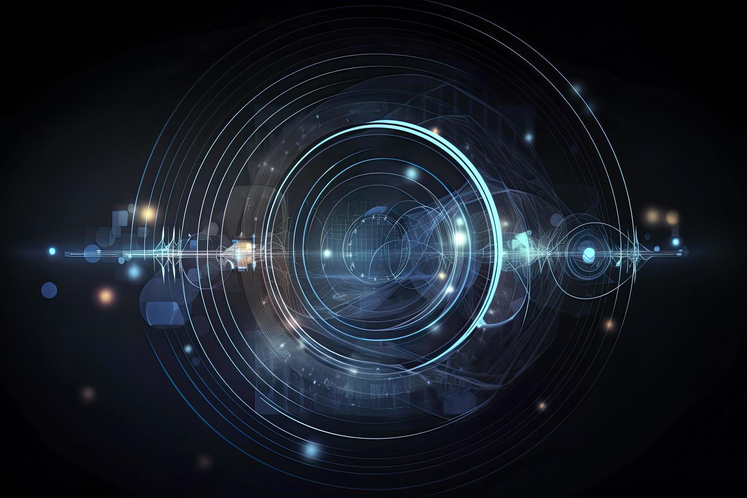Abstract technology background Hi-tech communication concept innovation background vector illustration photo