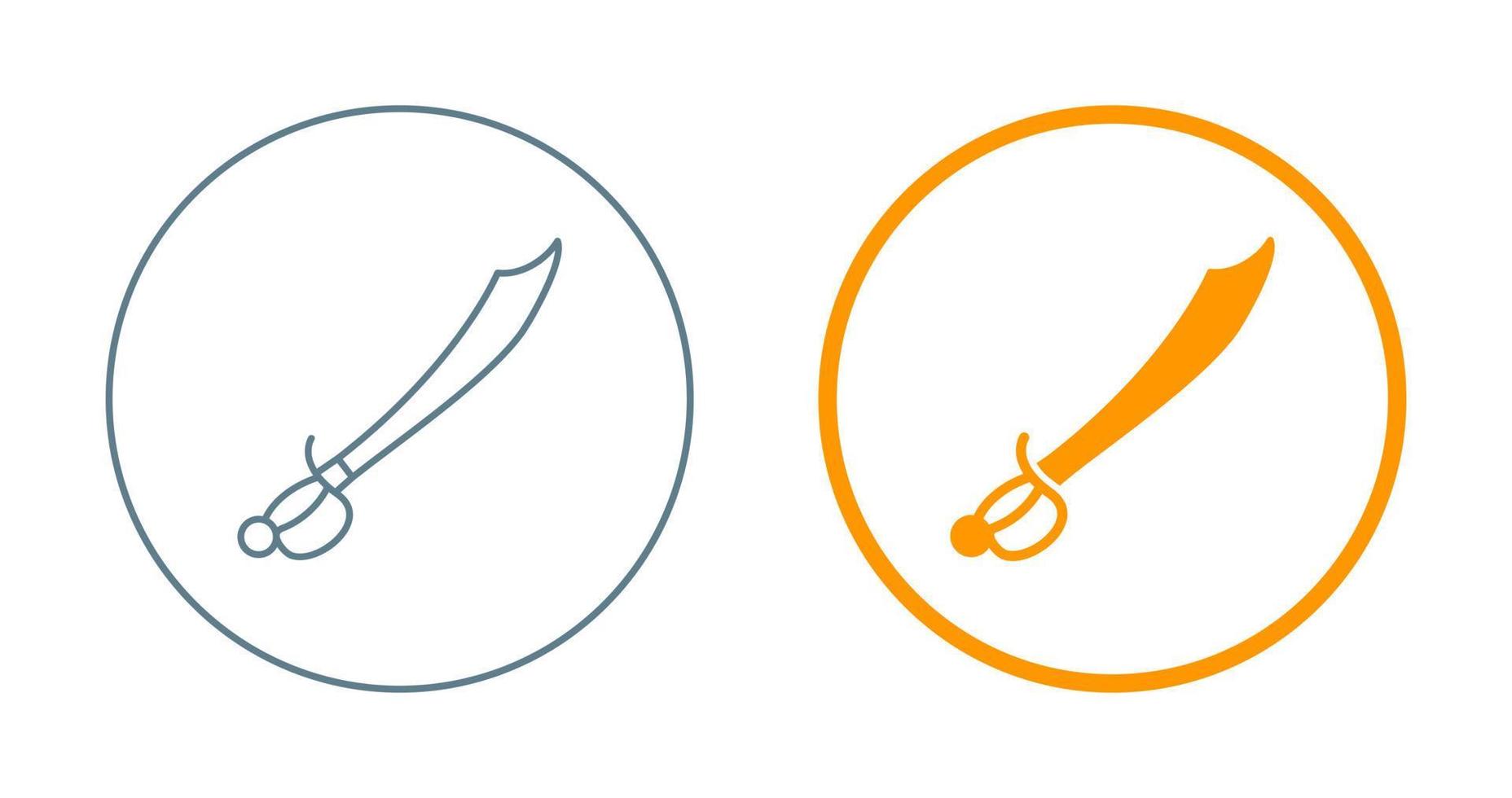 Pirate Sword Vector Icon