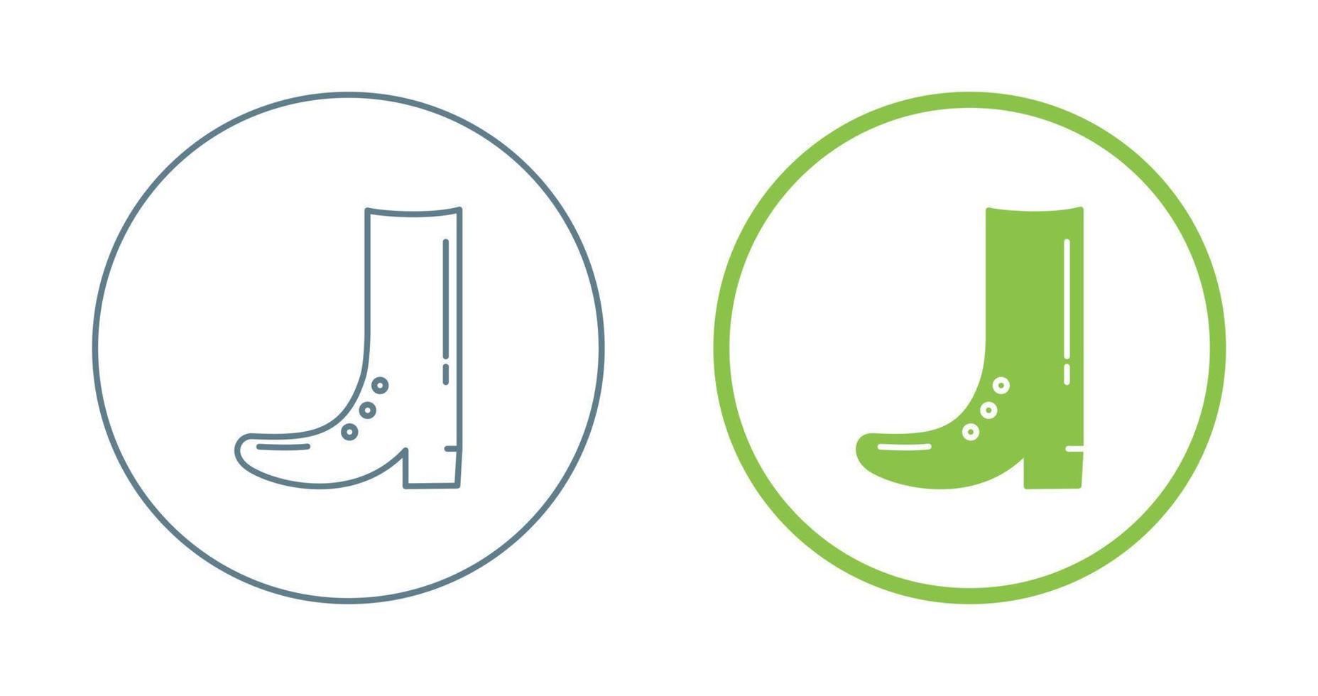 Cowboy Boot Vector Icon