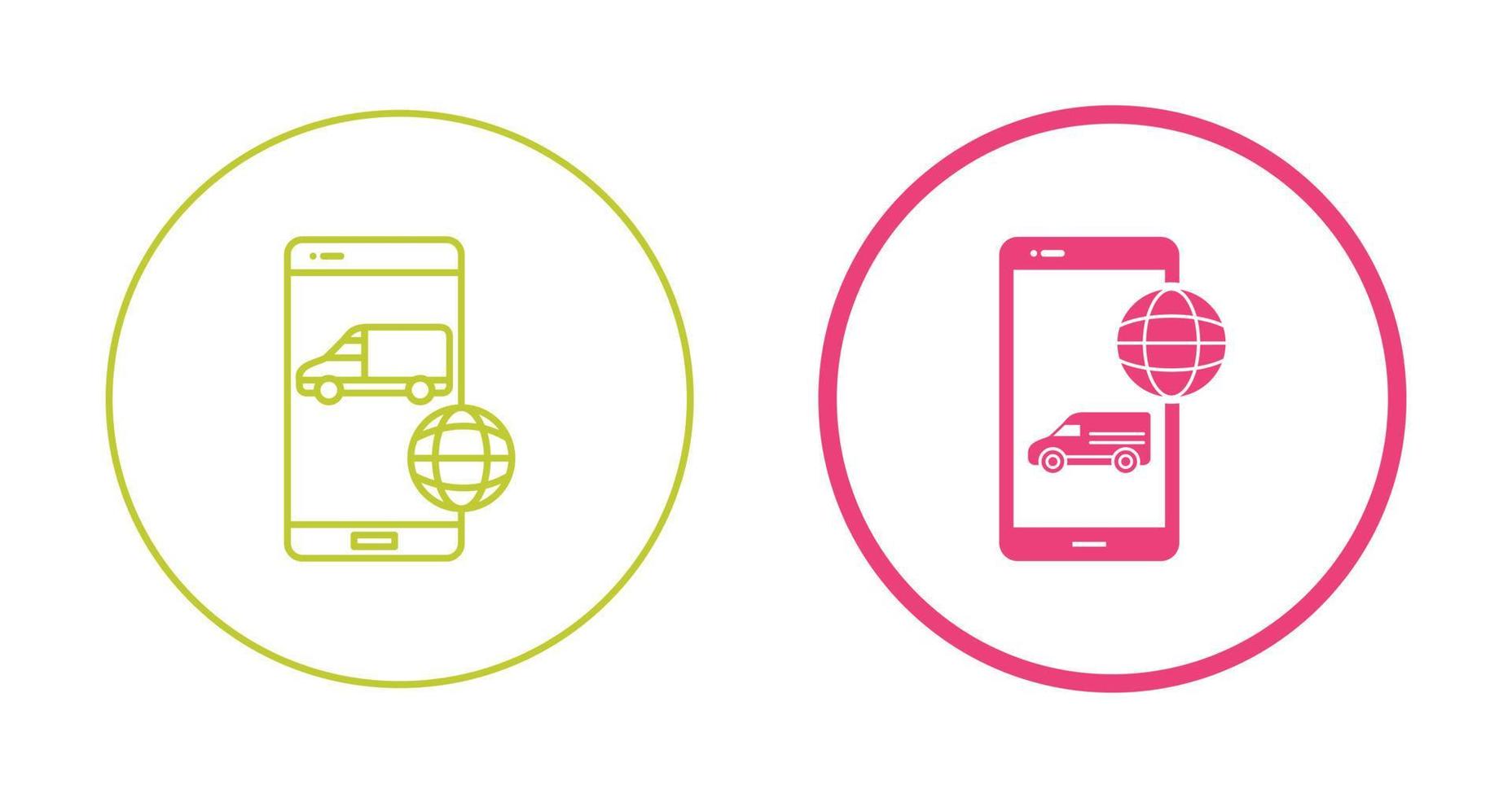 Online Logistics Vector Icon
