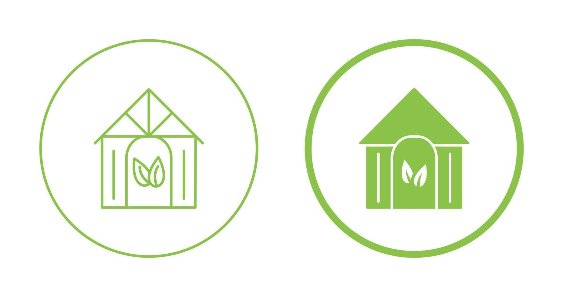 Eco friendly Building Vector Icon