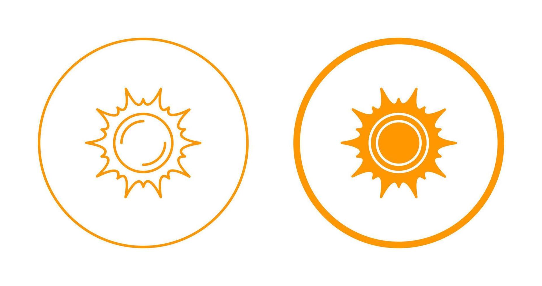 Sun Vector Icon