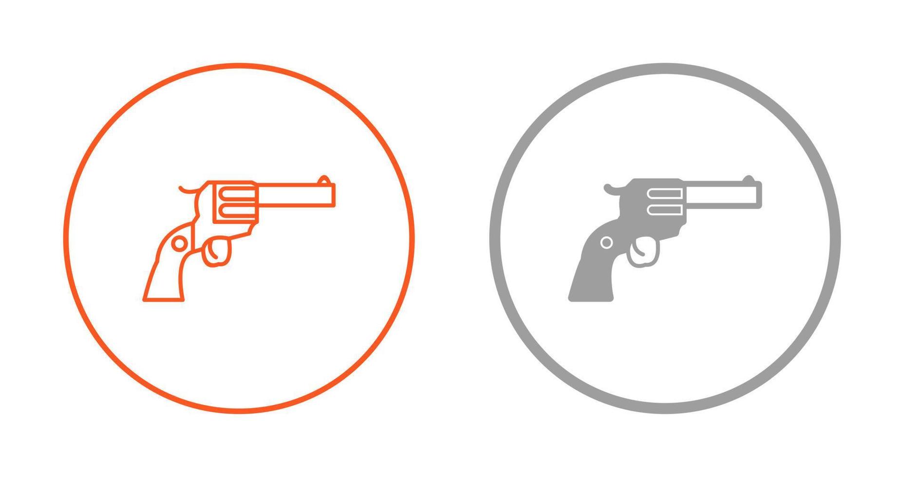 icono de vector de pistola