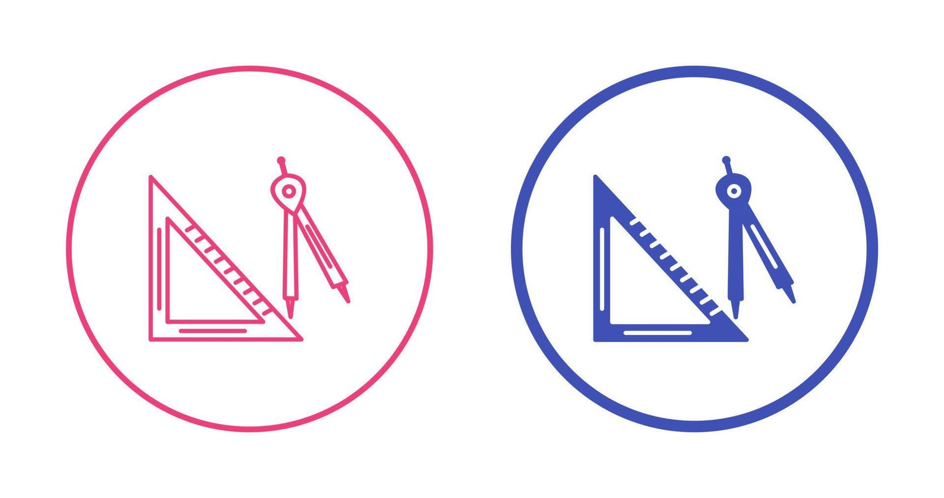 Set Square Vector Icon