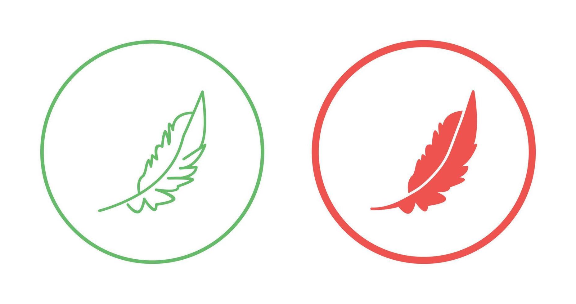 Feather Vector Icon