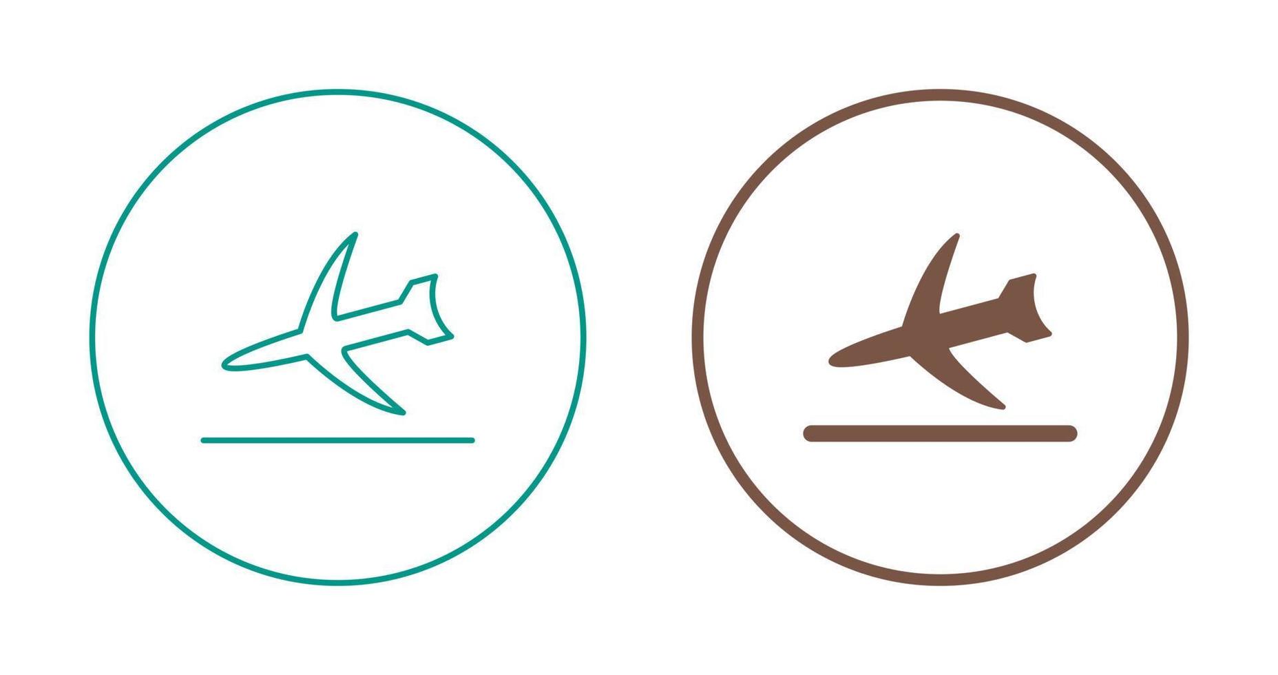 Flight Landing Vector Icon