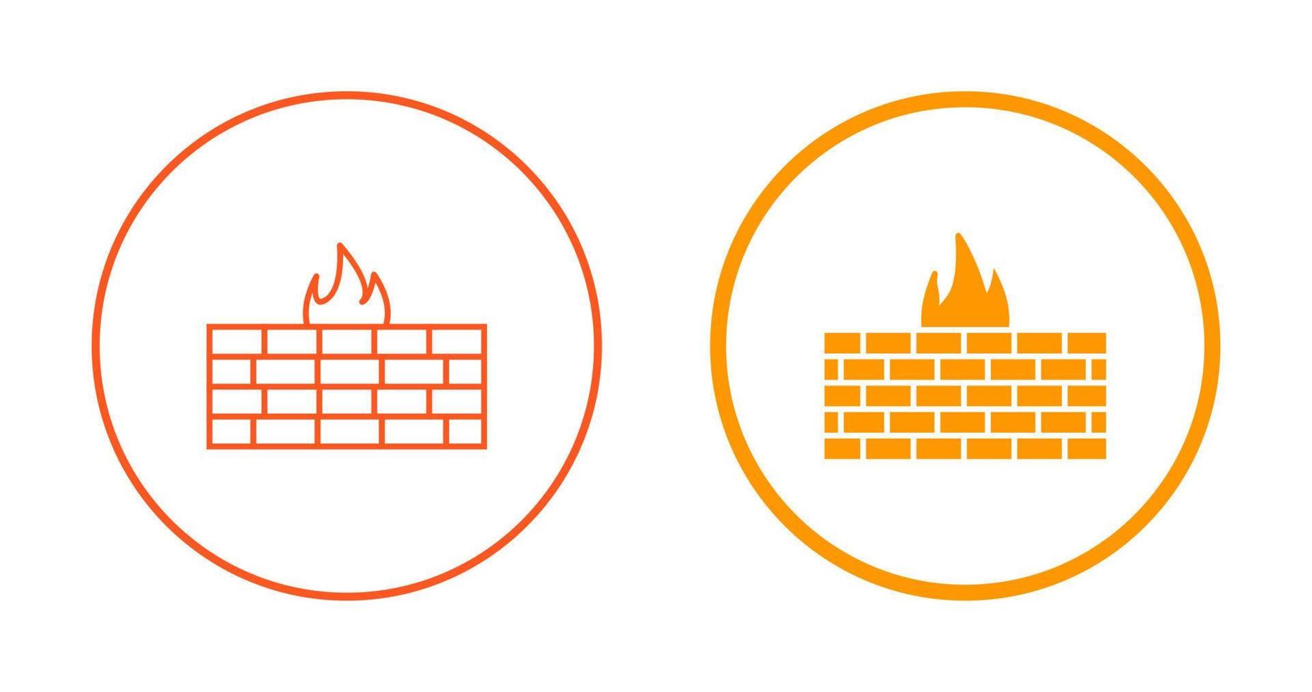 Firewall Vector Icon