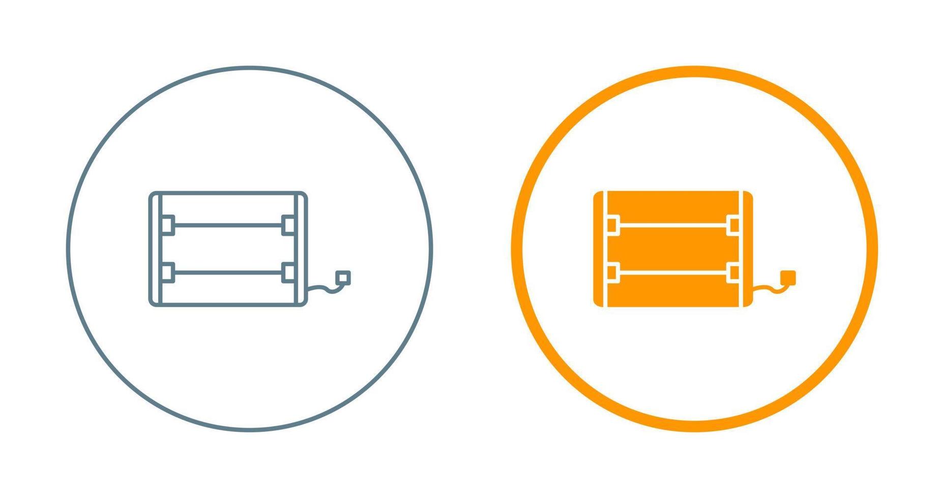 Electric Heater Vector Icon