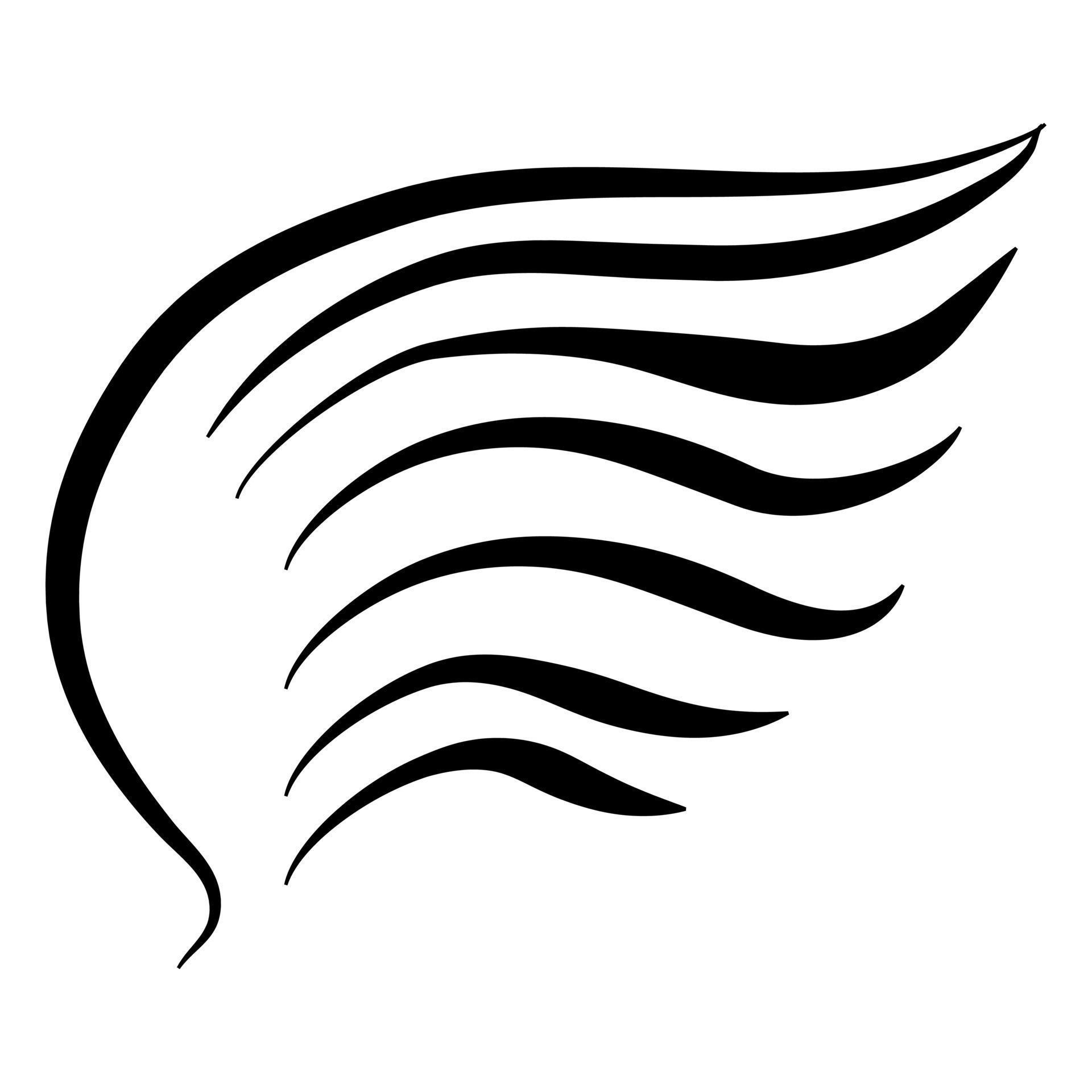 Abstract Stroke Wing And Wave 22105631 Vector Art at Vecteezy