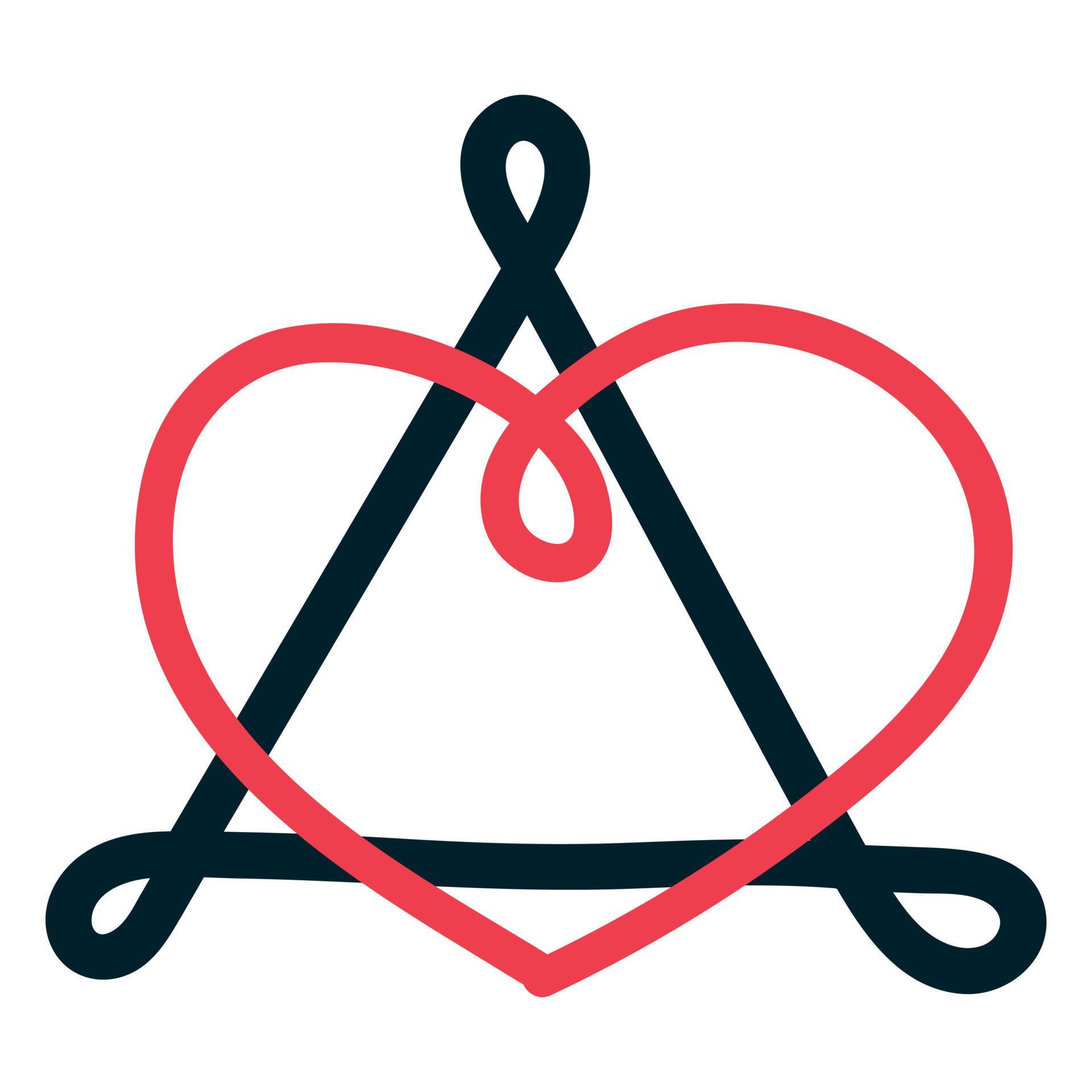 Adoption Symbol Triangle Heart Loop 22105738 Vector Art at Vecteezy