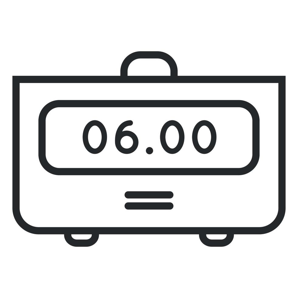 Alarm Clock Digital 22105844 Vector Art at Vecteezy