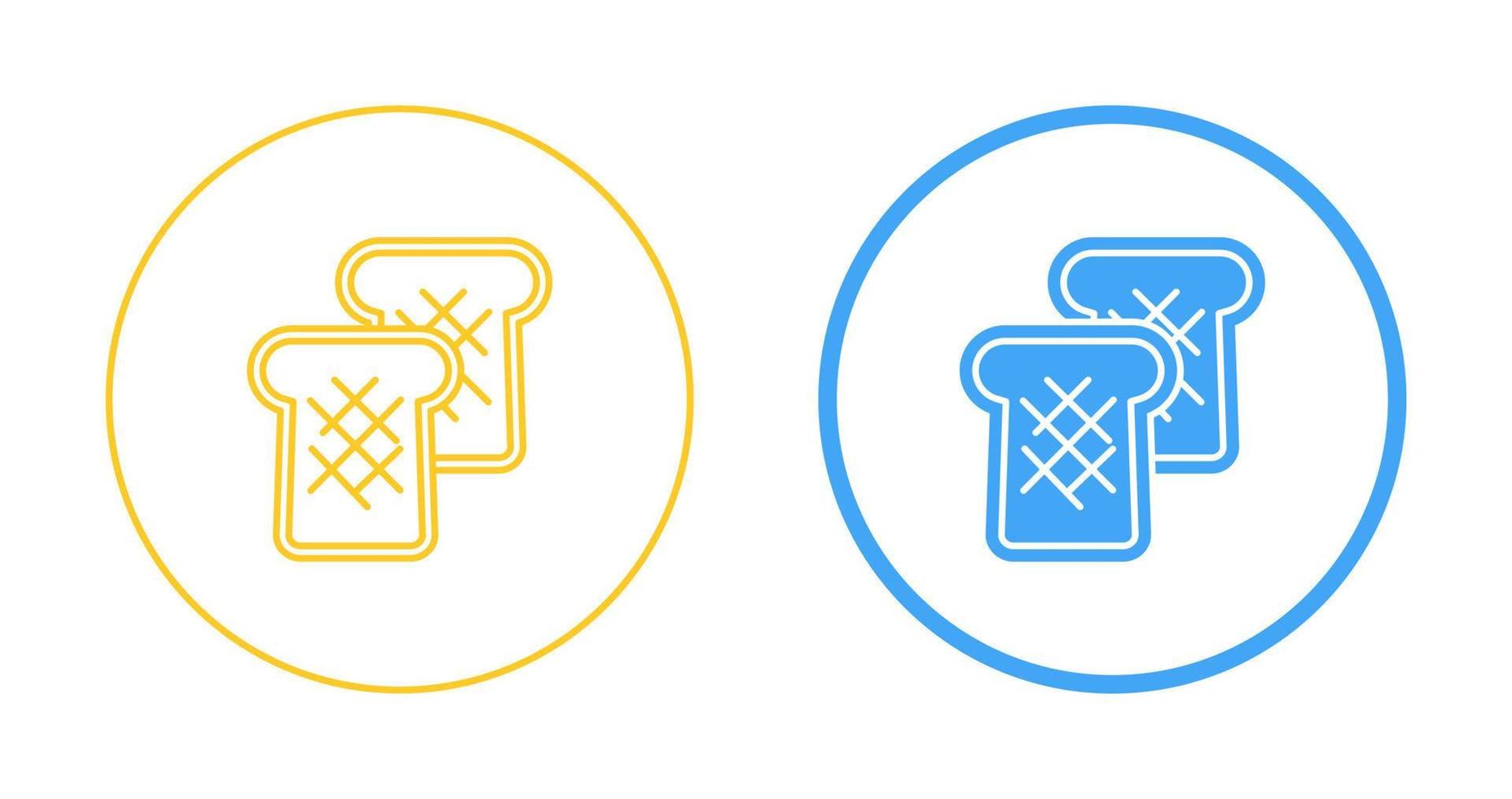 Toast Bread Vector Icon