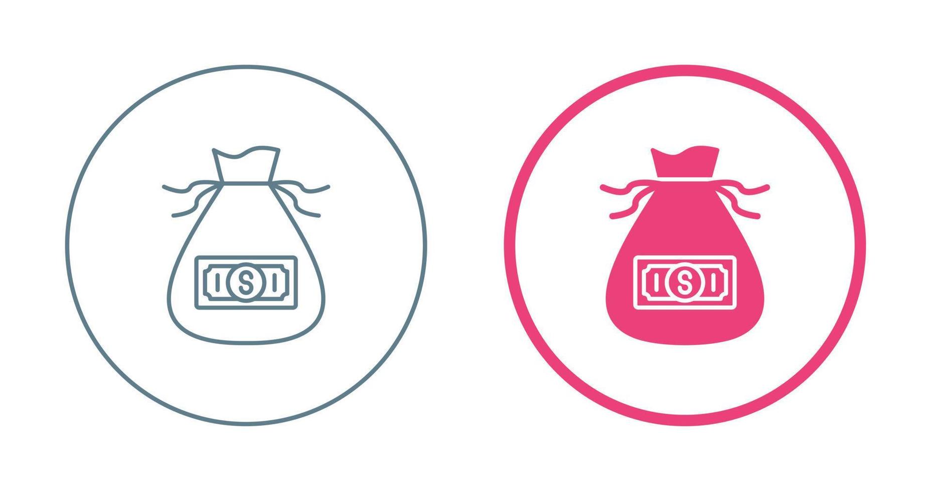 Money Bag Vector Icon