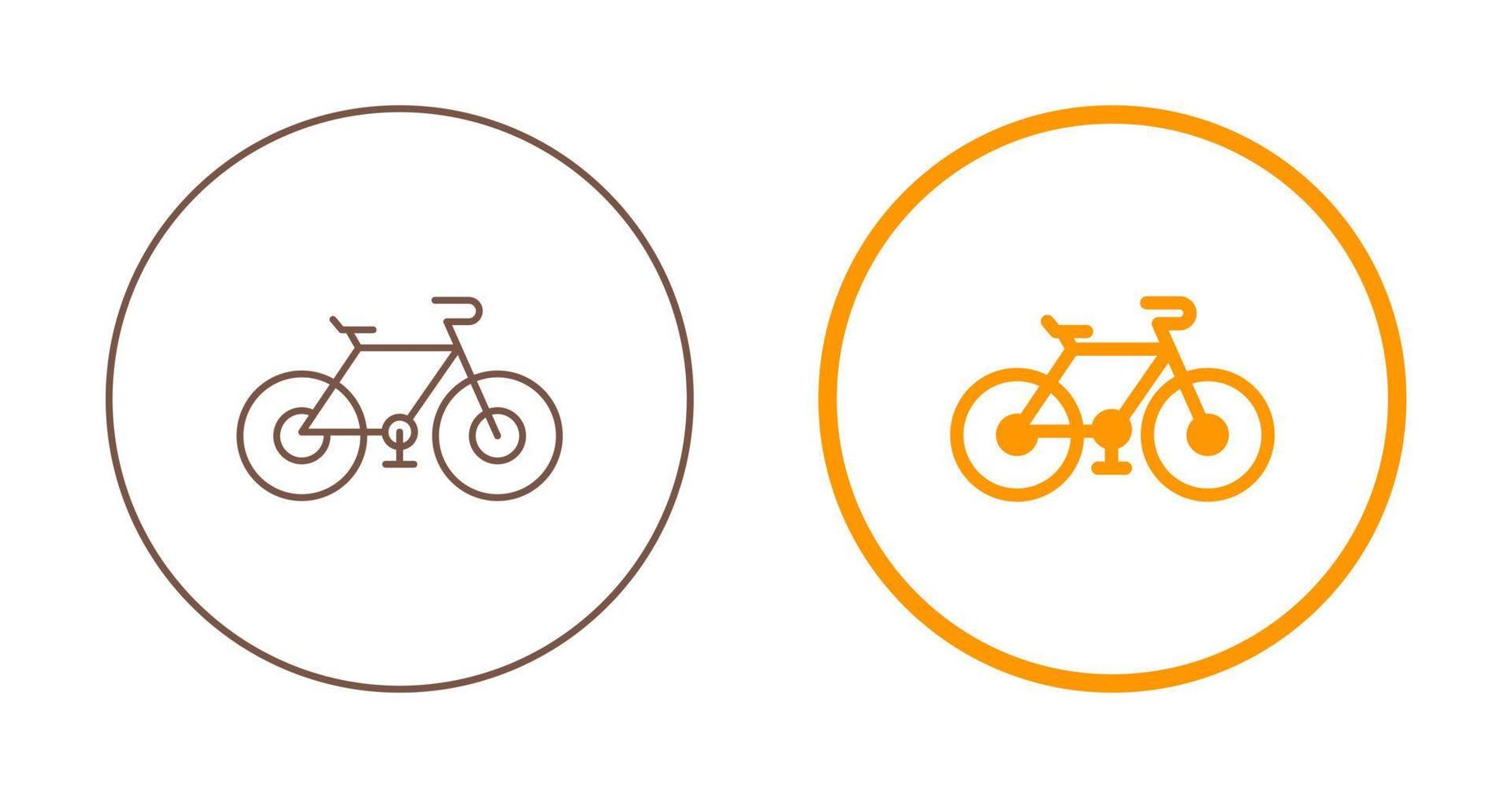 icono de vector de bicicleta