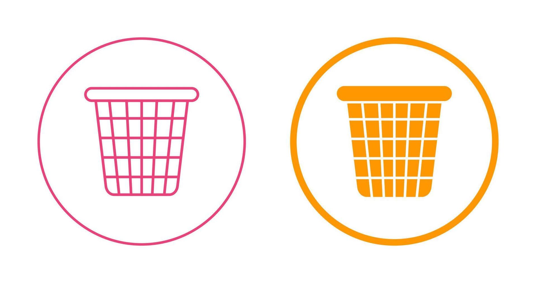 Trash Bin Vector Icon