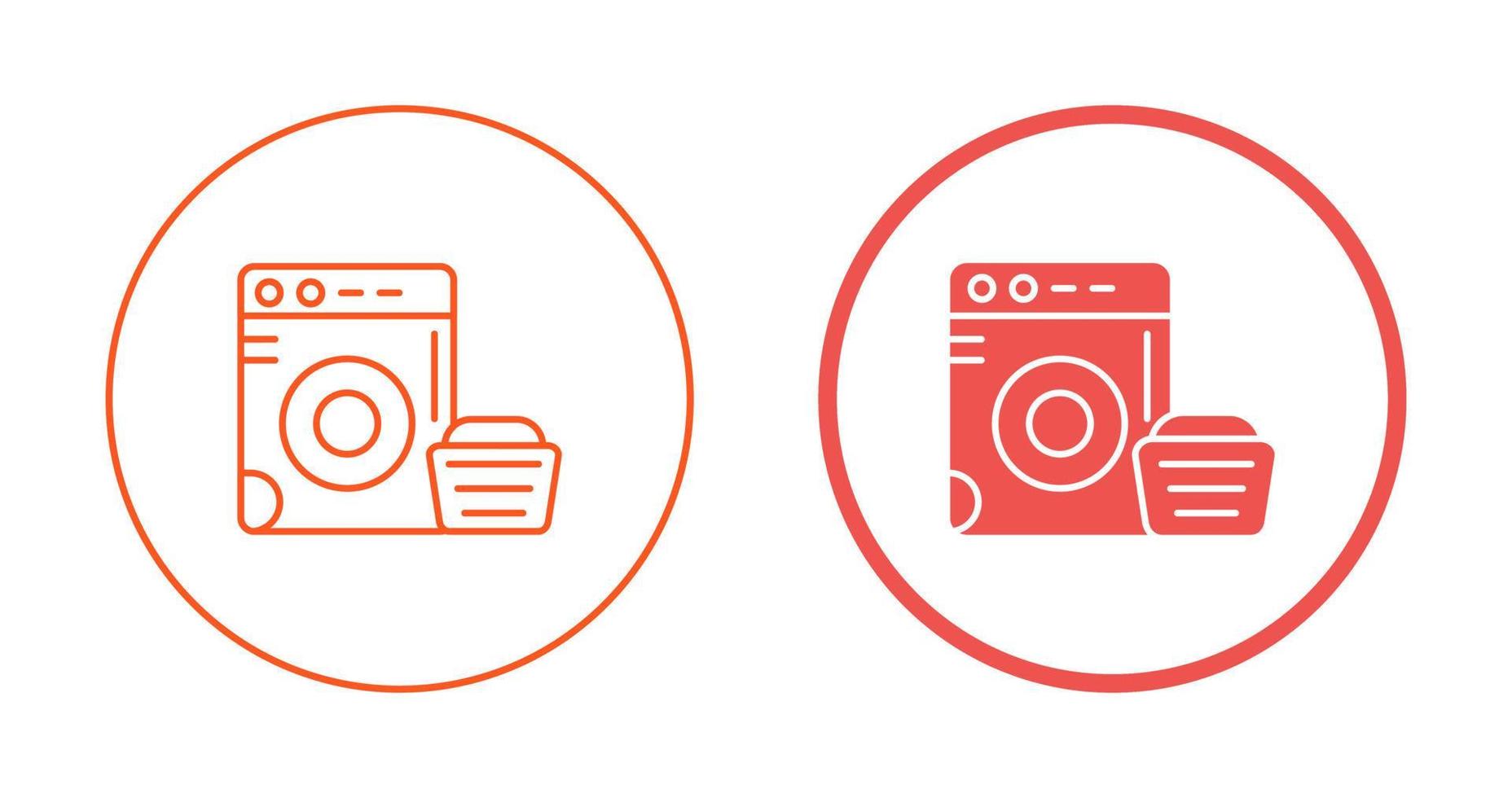 Washing Machine Vector Icon