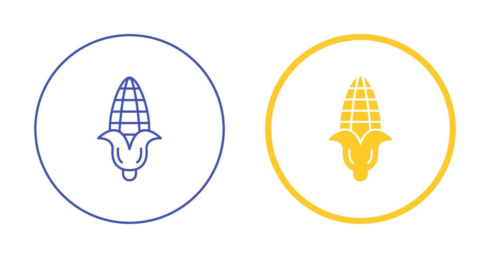 icono de vector de maíz