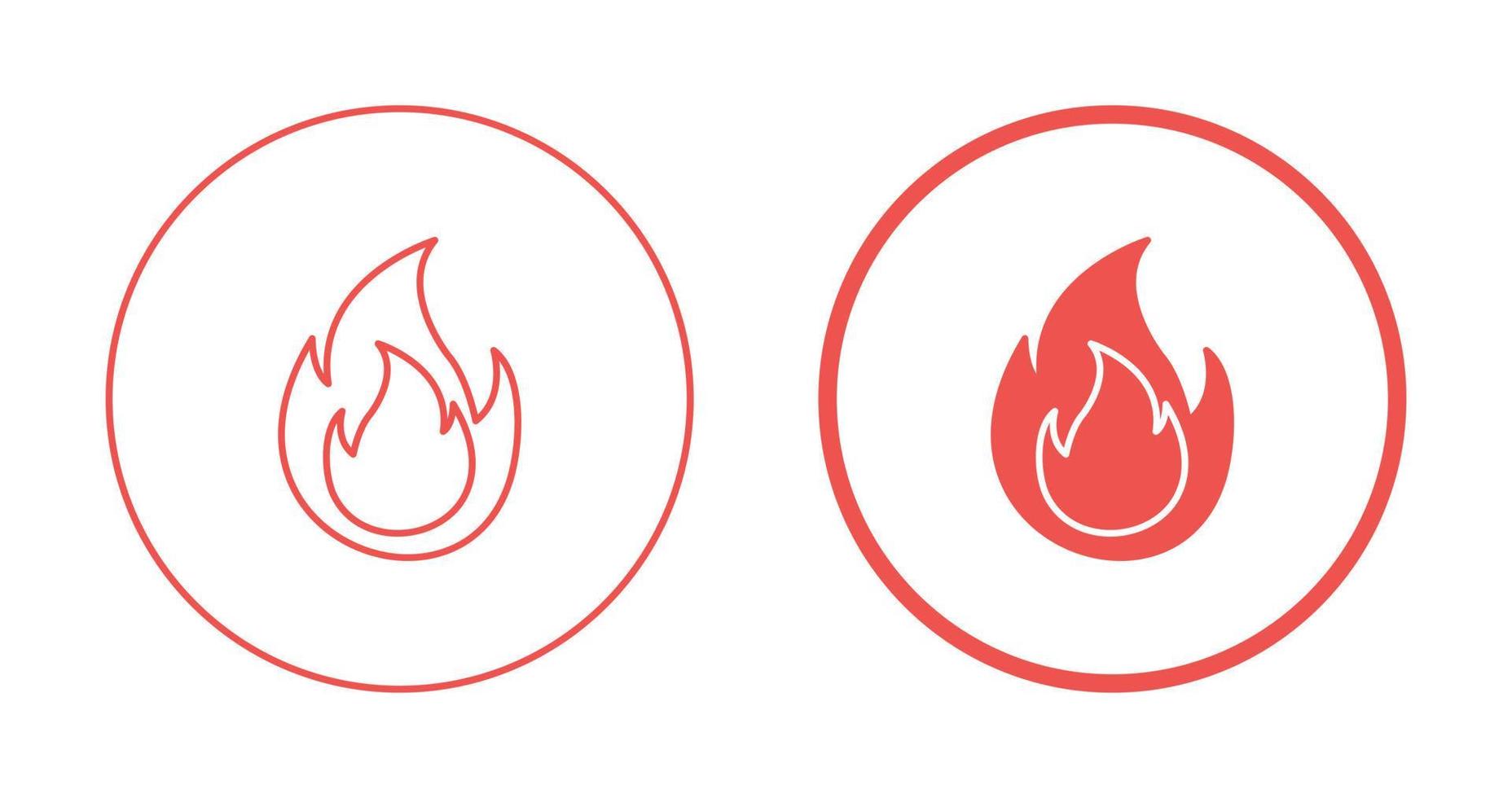 Flame Vector Icon