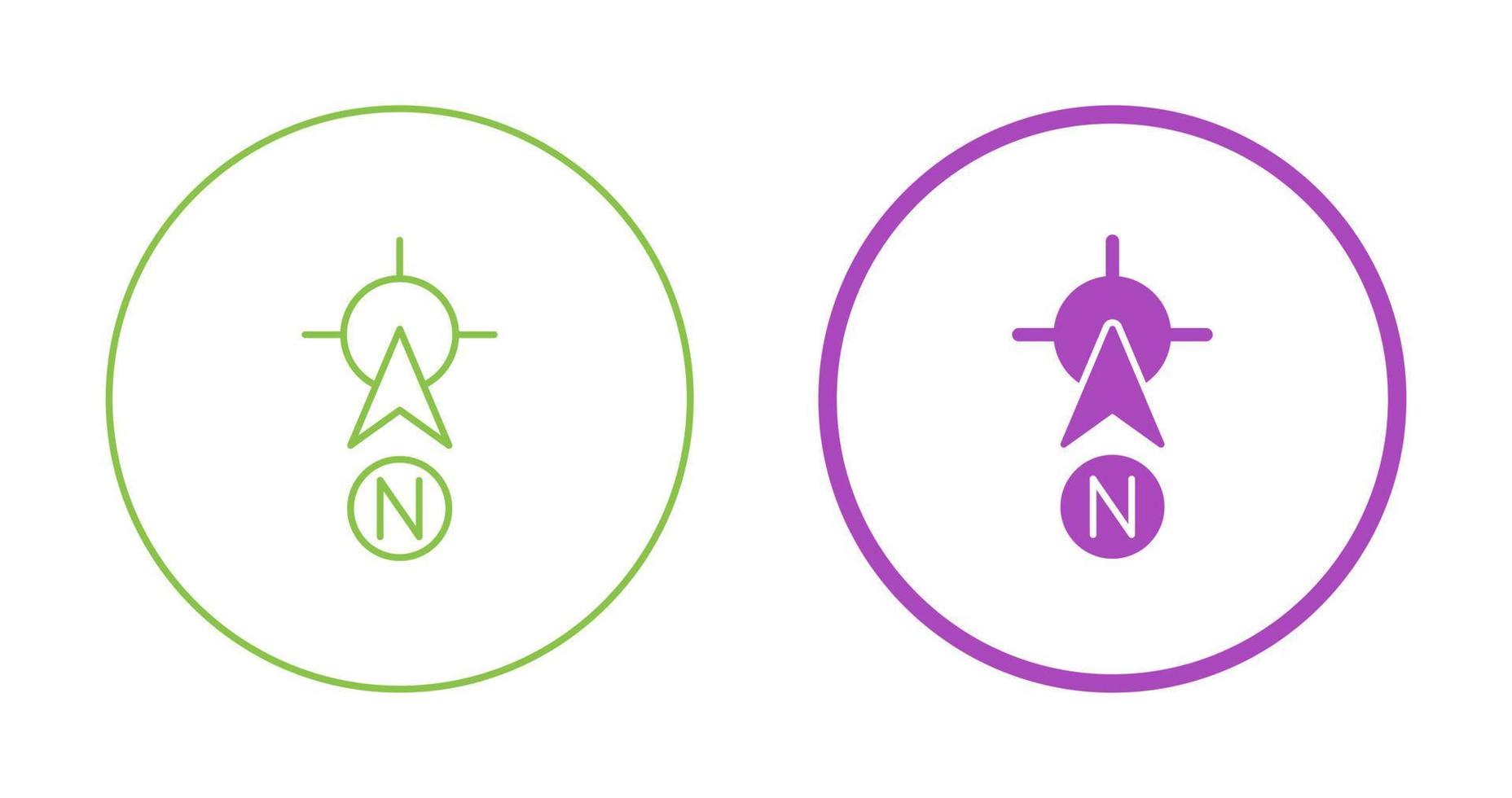 North Vector Icon
