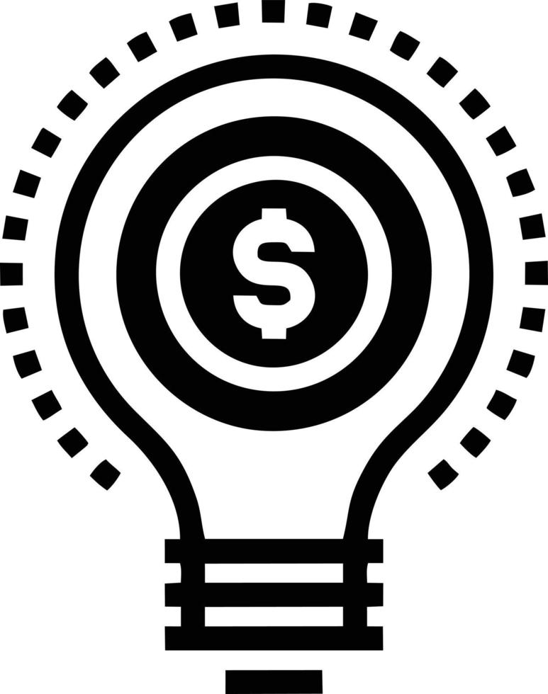 Idea solution icon symbol vector image. Illustration of the creative innovation concept design. EPS 10