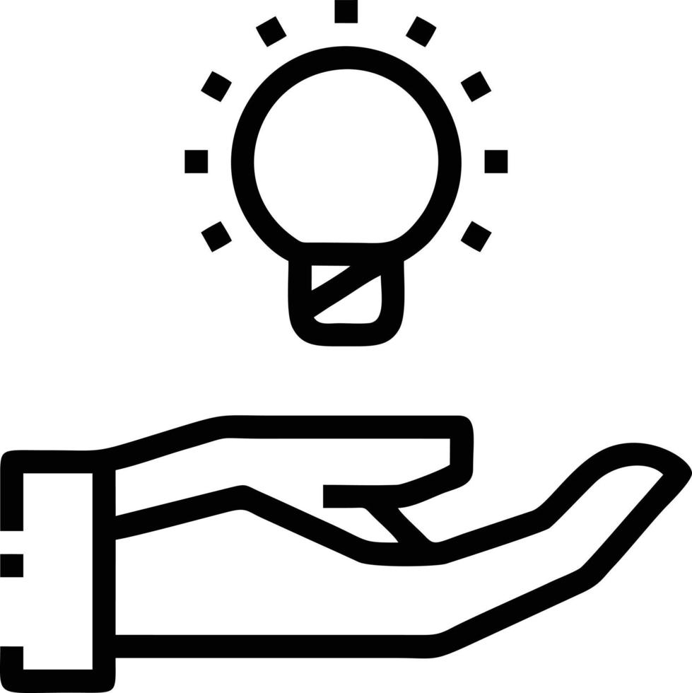 Idea solution icon symbol vector image. Illustration of the creative innovation concept design. EPS 10