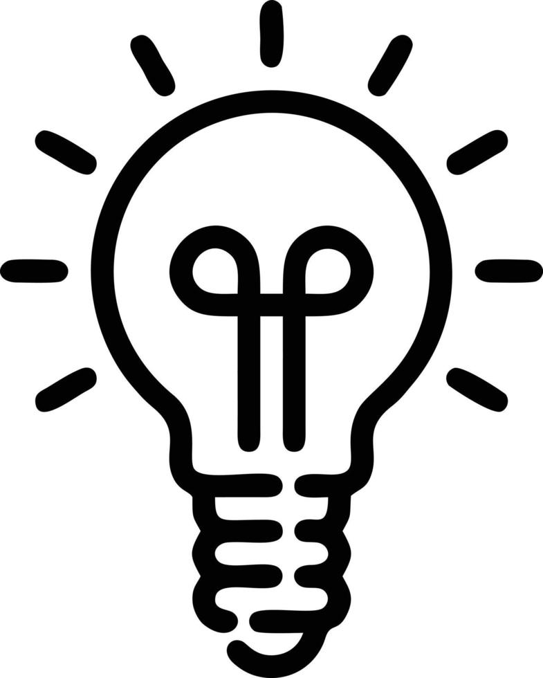 Idea solution icon symbol vector image. Illustration of the creative innovation concept design. EPS 10